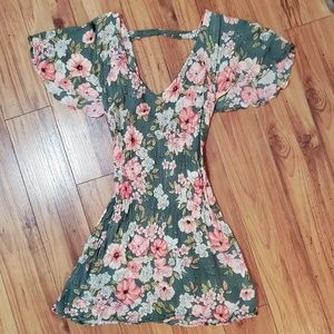 Floral Print Mini Dress